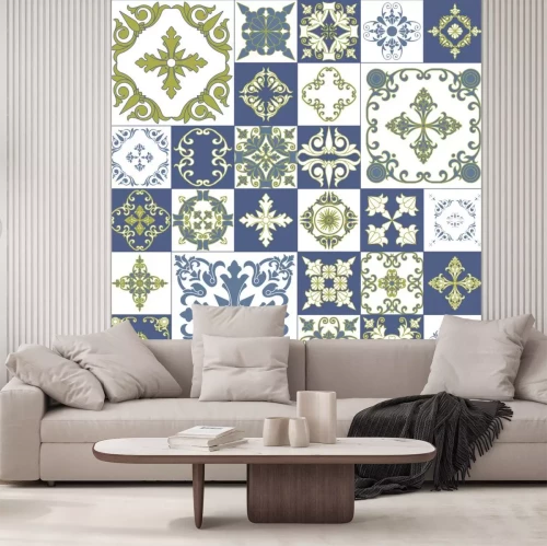 Sticker  Composition de carreaux de différentes tailles