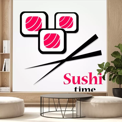 Sticker  Délicieux sushi frais logo