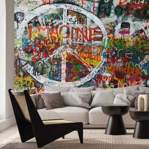 Papier peint  Graffiti street art coloré