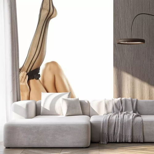 Papier peint  Représentation érotique des jambes d'une femme