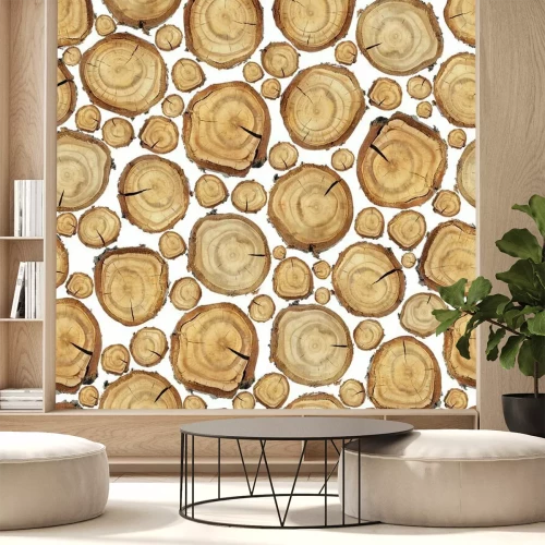 Sticker  Bois, tranche, seamless