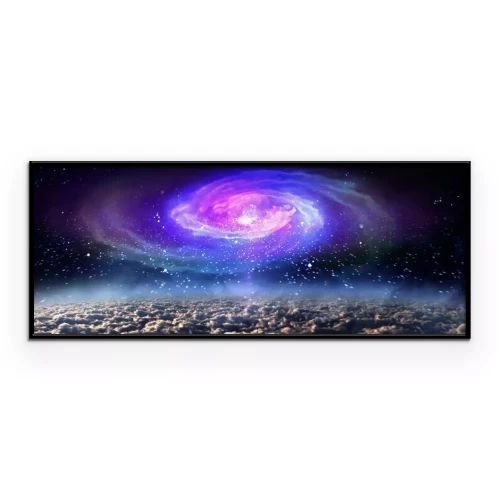 Poster  Espace cosmique avec nébuleuses et nuages