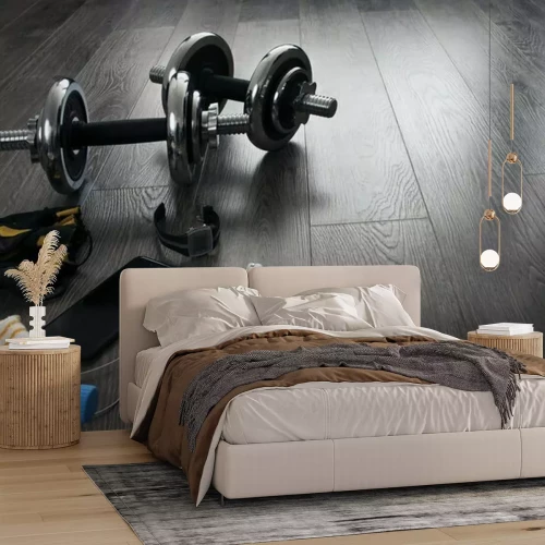 Papier peint  Matériel de fitness