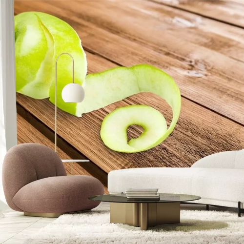 Sticker  Pomme verte pelée