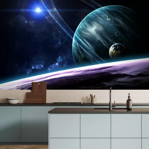 Papier peint  Des planètes dans l'espace