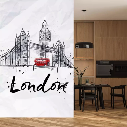 Sticker  Affiche Londres