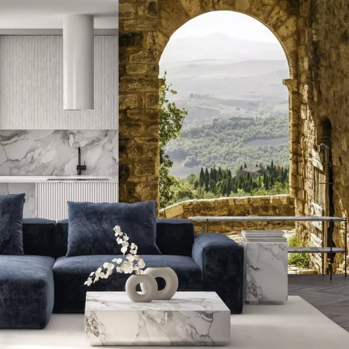 Papier peint  Toscane