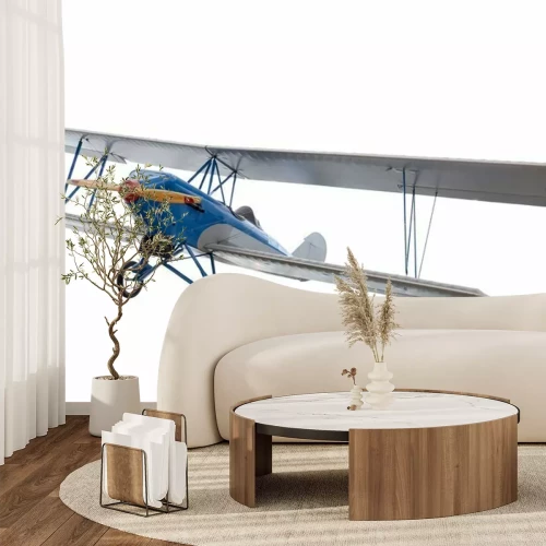 Sticker  Isolé, modèle, avion, contre, blanc