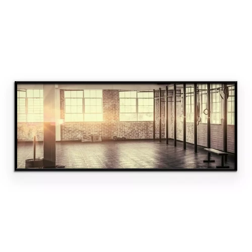 Poster  Salle de sport aux murs de briques