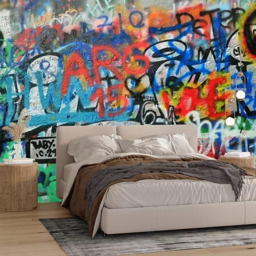 Papier peint  Inscriptions de graffitis de rue