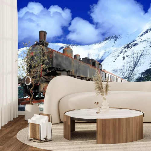 Sticker  locomotive à vapeur