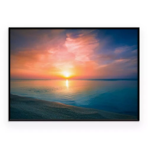 Poster  Lever du soleil sur la mer