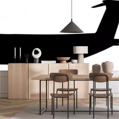 Sticker  avion de transport