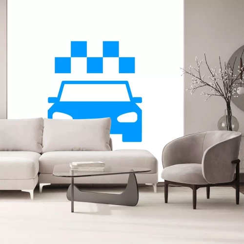 Sticker  Icône de taxi. Appartement