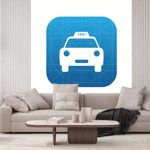 Sticker  Icône Taxi pour web et mobile.