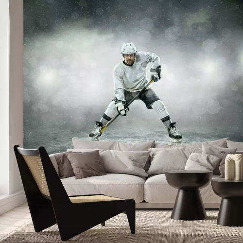 Sticker  Hockey, joueur, glace, dehors
