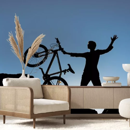 Sticker  Zirveye bisikletle ulaşma başarısı