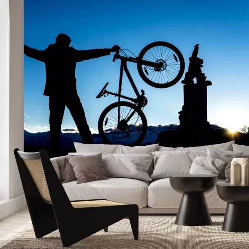 Sticker  Zirveye bisikletle ulaşmak