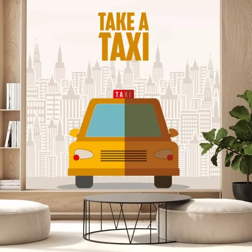 Sticker  Conception de service de taxi