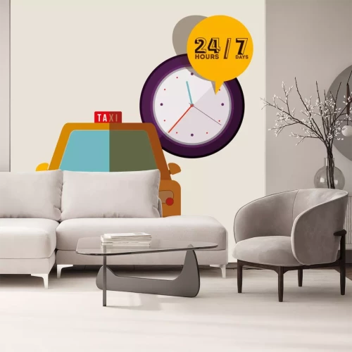 Sticker  Conception de service de taxi