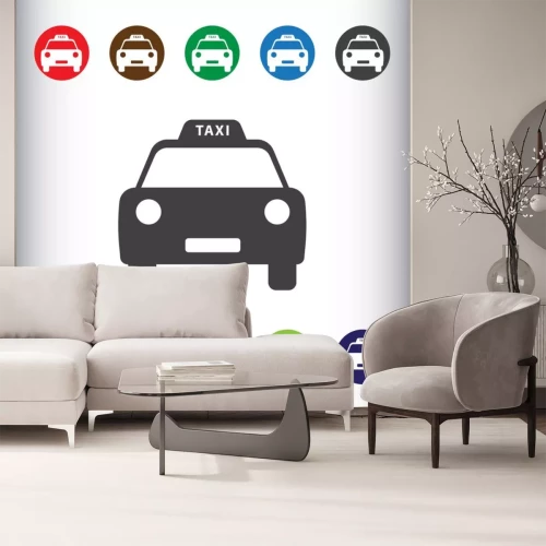 Sticker  Icône Taxi pour web et mobile.