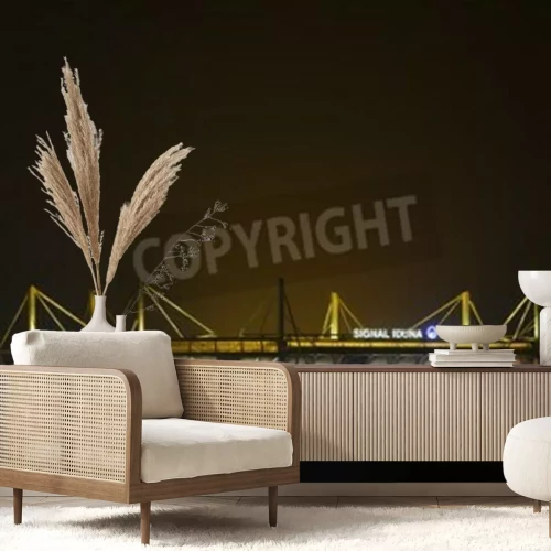 Papier peint  Stade Westfaen la nuit