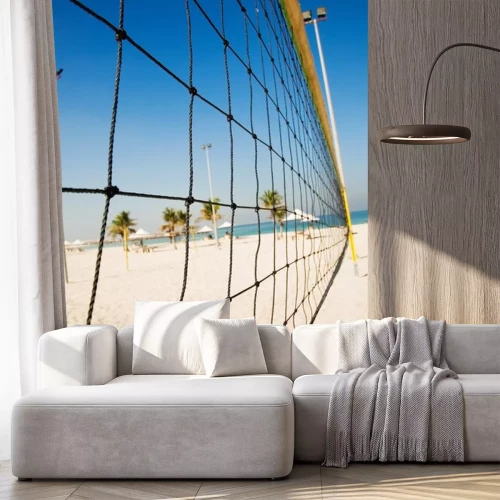 Sticker  Volley-ball sur la plage