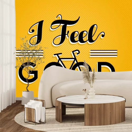 Sticker  Vélo, concept, bicyclette, retro, affiche, sentir, bon