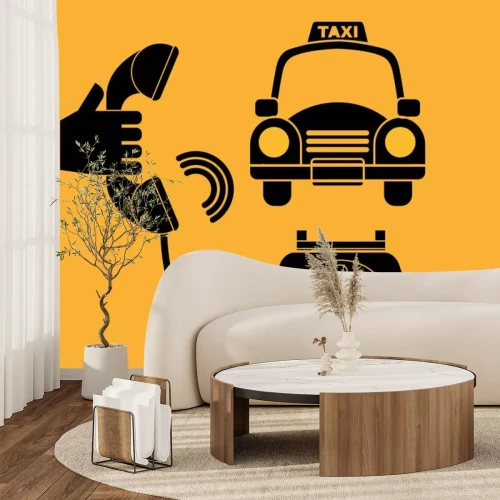 Sticker  Conception de service de taxi