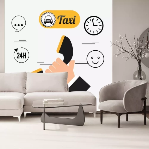 Sticker  Conception de service de taxi
