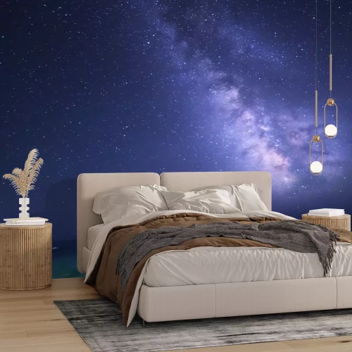 Sticker  La Voie lactée vue de la plage