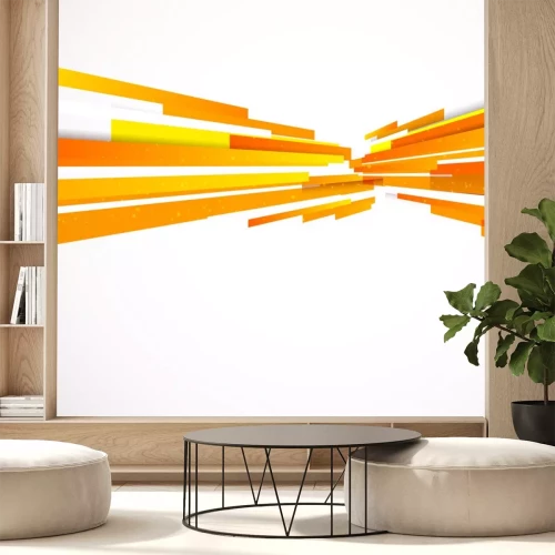 Sticker  Orange, fond, vecteur