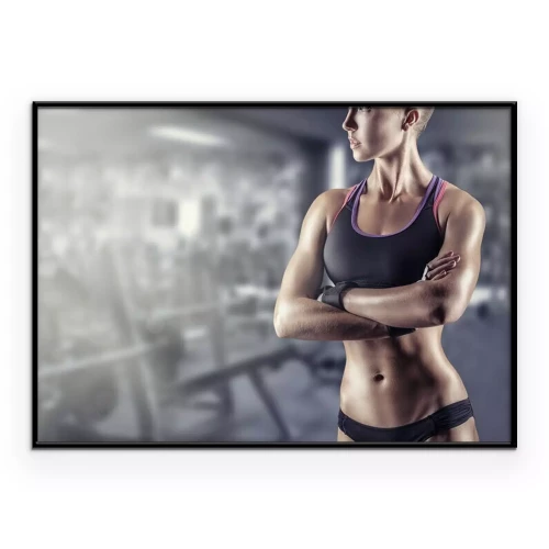 Poster  Fille athlétique