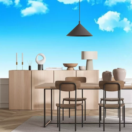 Papier peint  Ciel bleu en été