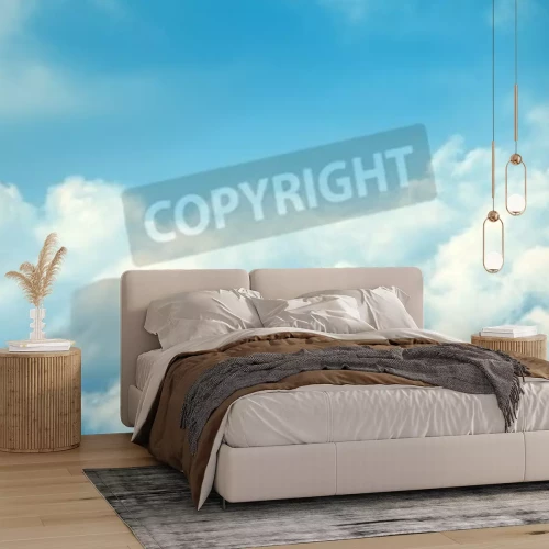 Papier peint  Ciel avec nuages clairs