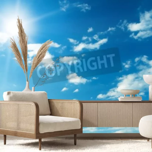 Papier peint  Ciel avec des nuages d'été