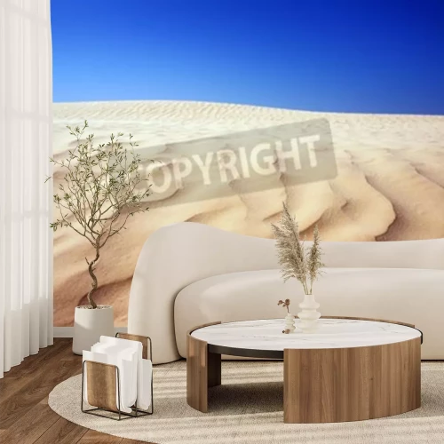 Papier peint  Désert et ciel bleu