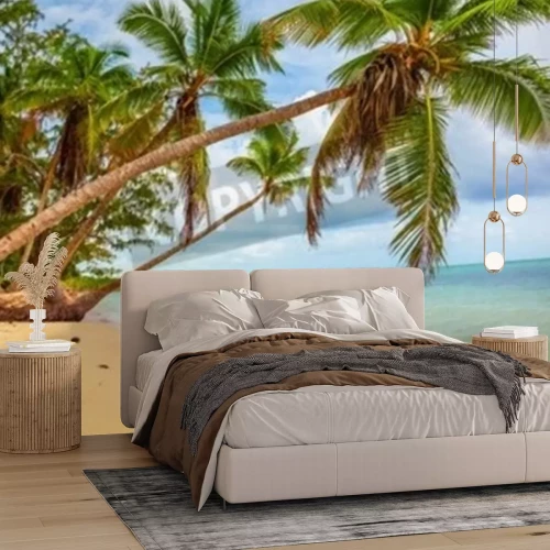 Papier peint  Les tropiques au bord de l'océan