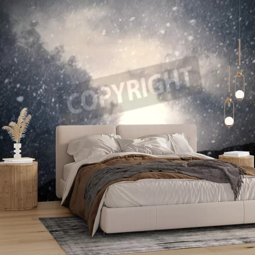 Papier peint  Ciel version aquarelle