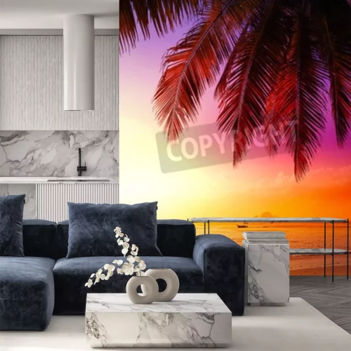 Papier peint  Coucher de soleil de vacances