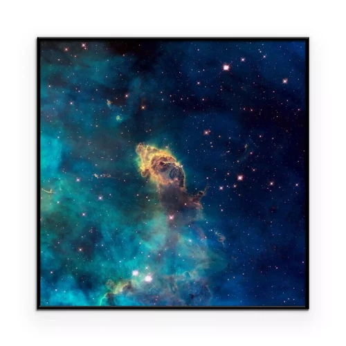 Poster  Nébuleuse colorée dans l'espace