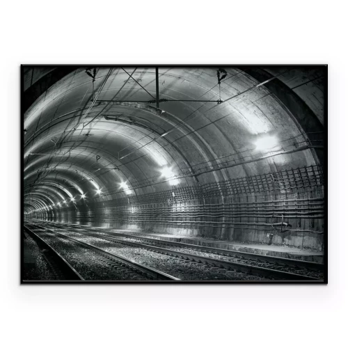 Poster  Vide, sous-marin, tunnel