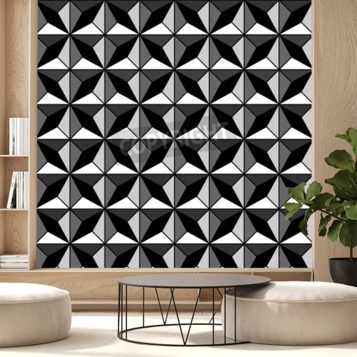 Papier peint  3D forme géométrique texture