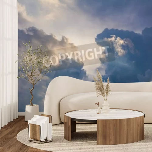 Papier peint  Ciel bleu avec des nuages