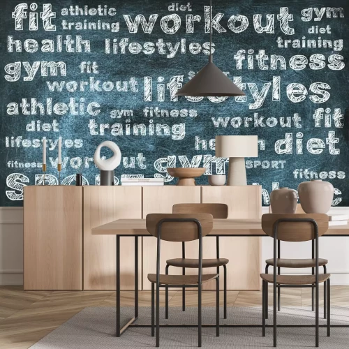 Papier peint  Inscriptions sportives