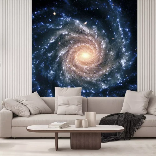 Papier peint  Une galaxie spirale dans l'espace