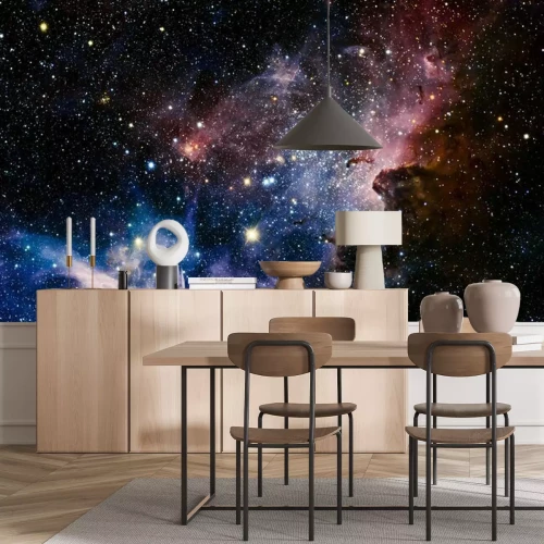 Papier peint  Nébuleuse étoilée et poussière dans l'espace