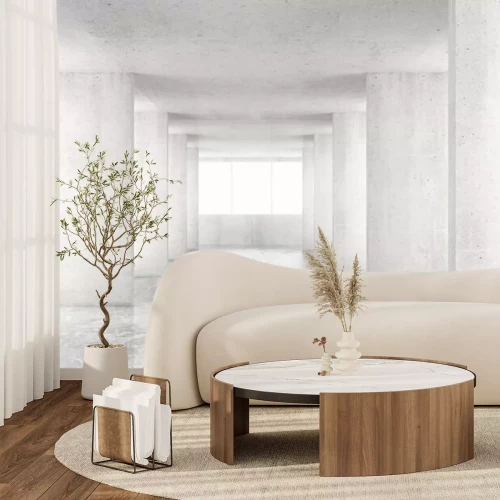 Papier peint  Architecture en béton vide