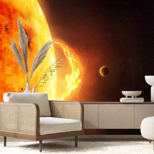 Papier peint  Explosion sur un soleil