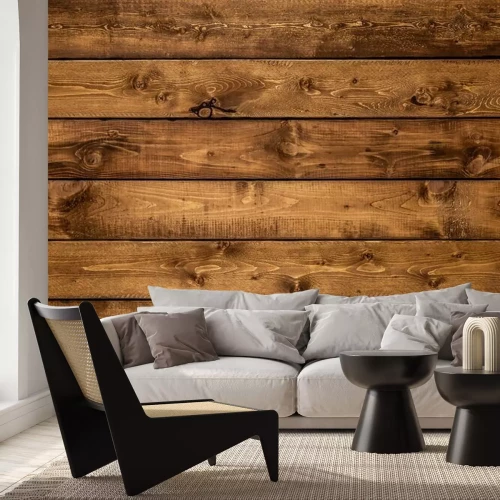 Papier peint  Fond en bois avec planches